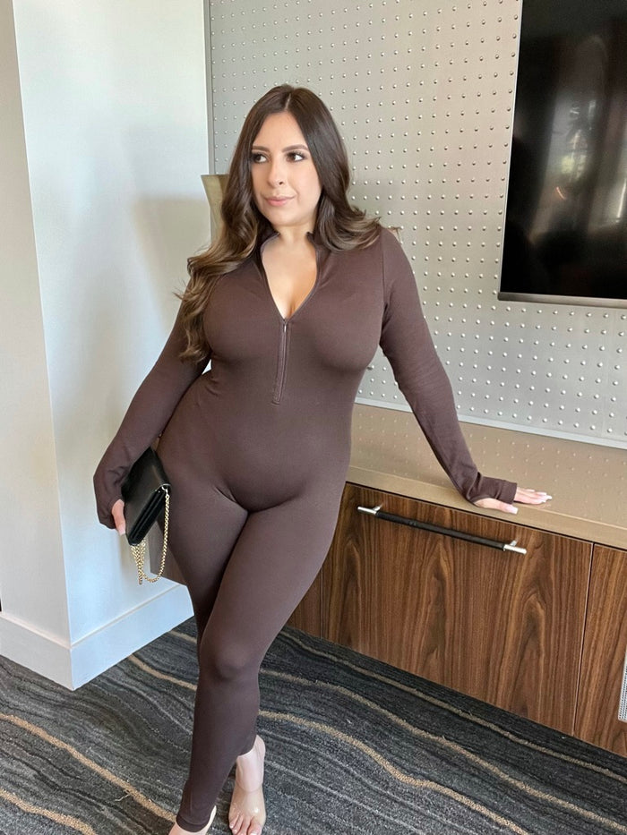 Snatched Long Sleeve Jumpsuit