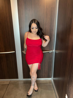 Ruby Rushed Mini Dress