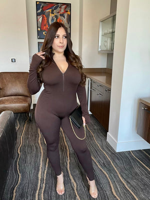 Snatched Long Sleeve Jumpsuit